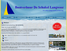 Tablet Screenshot of bootverhuurdeschakel.nl